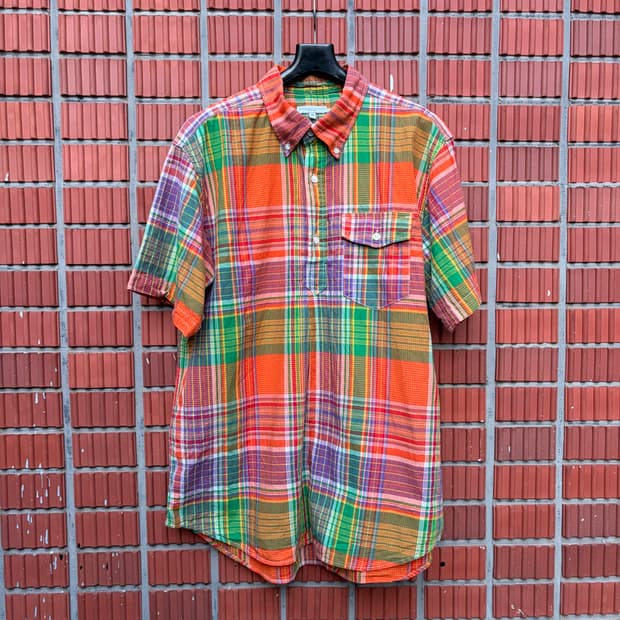 엔지니어드 가먼츠 워크 체크셔츠 M