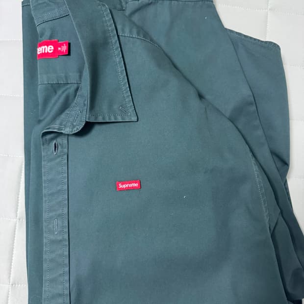 슈프림 스몰박스셔츠 그린 M