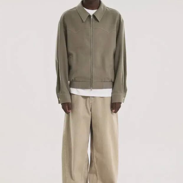 브라운야드 몰스킨 블루종 웨스턴 자켓 5사이즈 판매