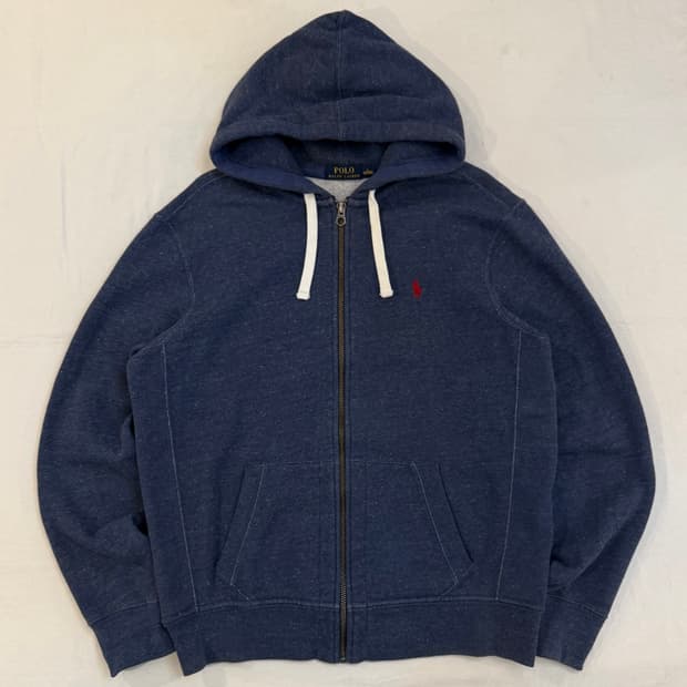 폴로 랄프로렌 포니 후드집업 인디고 블루