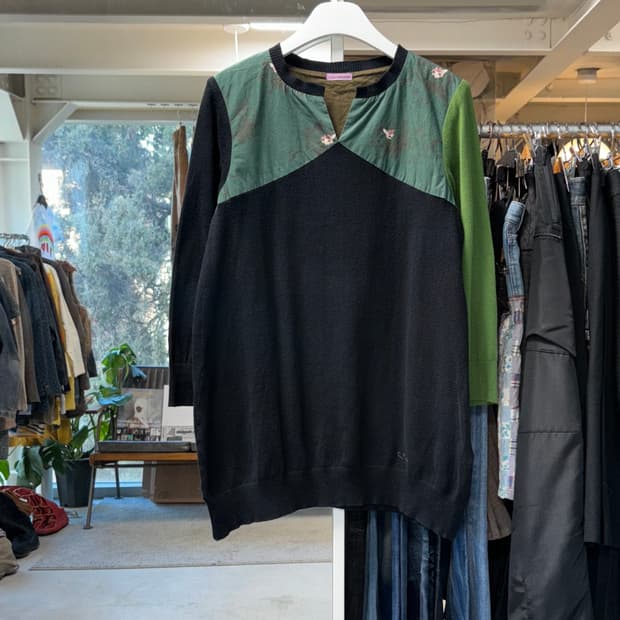 수 언더커버 고양이 니트탑