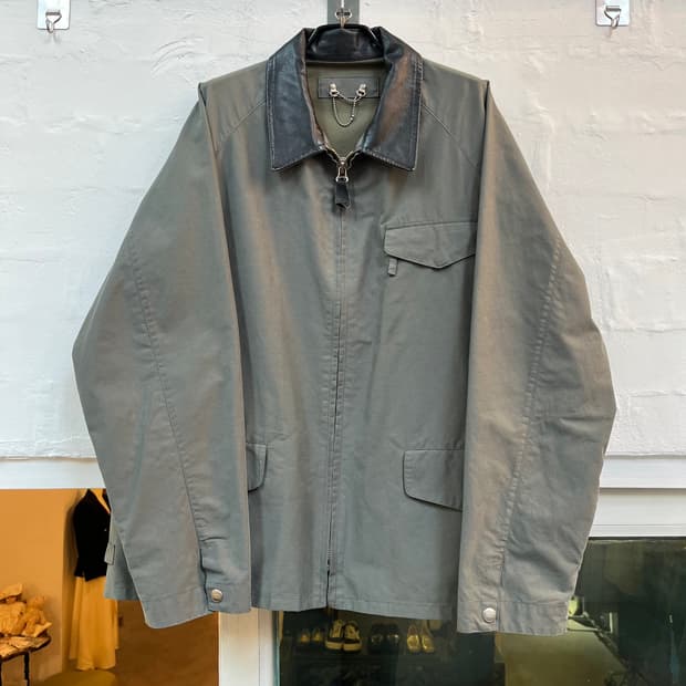 Reporter 레더 칼라 워크 자켓 48