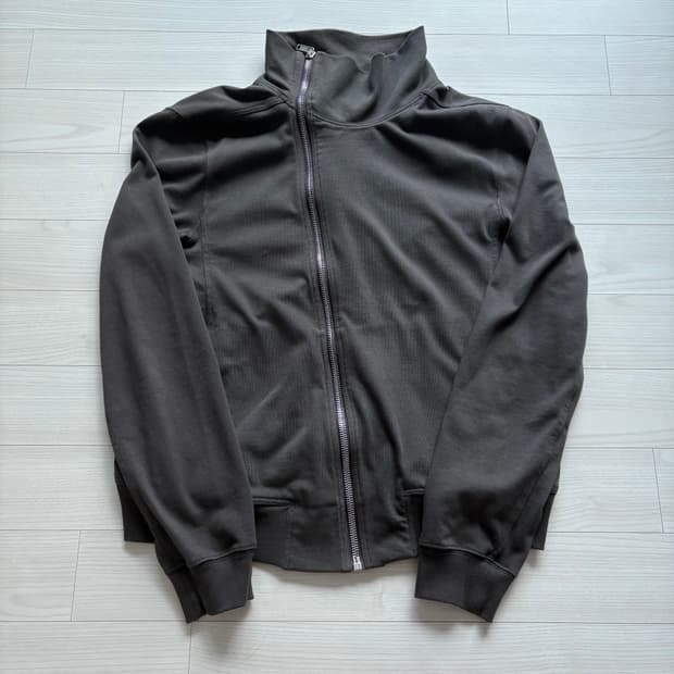 릭오웬스 바우하우스 사선 집업 자켓 XL