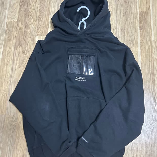 MADMARS 검정색 후드티 M