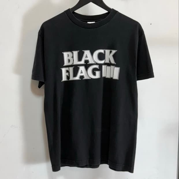 00's 빈티지 Black Flag 블랙 플래그 티셔츠