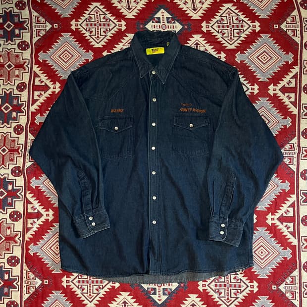 American Vintage . 투포켓 데님 워크셔츠