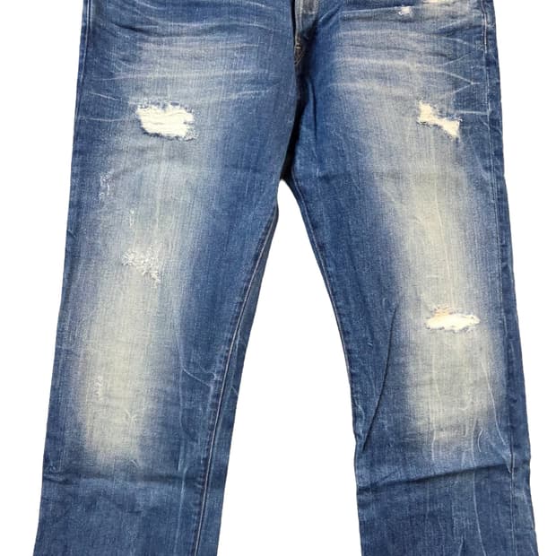 G-STAR 청바지 데님 데미지 워싱진(W33/L32)