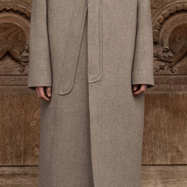 [M] Stu 25fw 더블포켓코트 베이지 정가이하