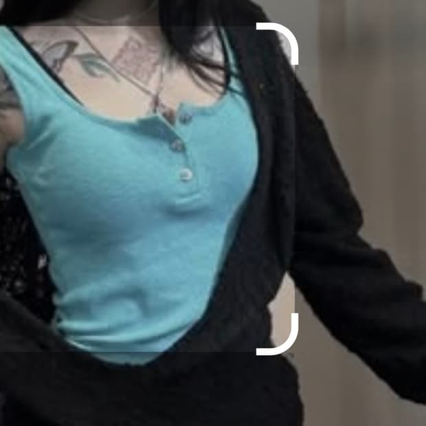 민트 청록 나시 민소매 빈티지 구함