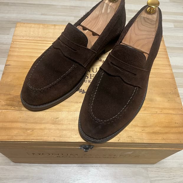 로맨틱무브 스웨이드 로퍼 260