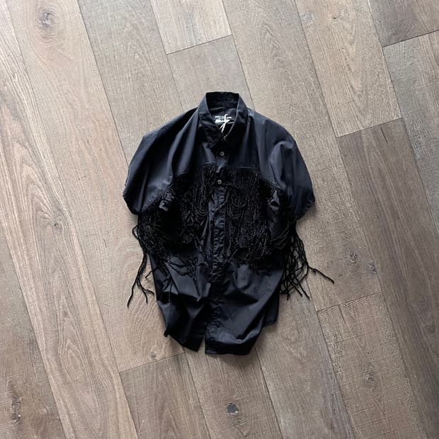 Fringe Asymmetry Blouse