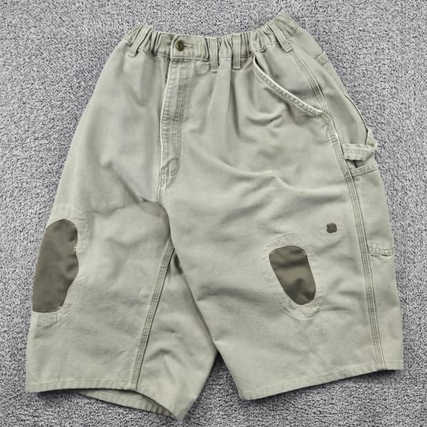 칼하트 캔버스 카펜터 쇼츠 반바지 커스텀 (42" 추정) / 11794