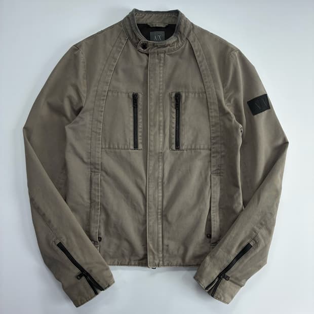 Armani exchange  아르마니 익스체인지 코튼 포켓 라이더 자켓