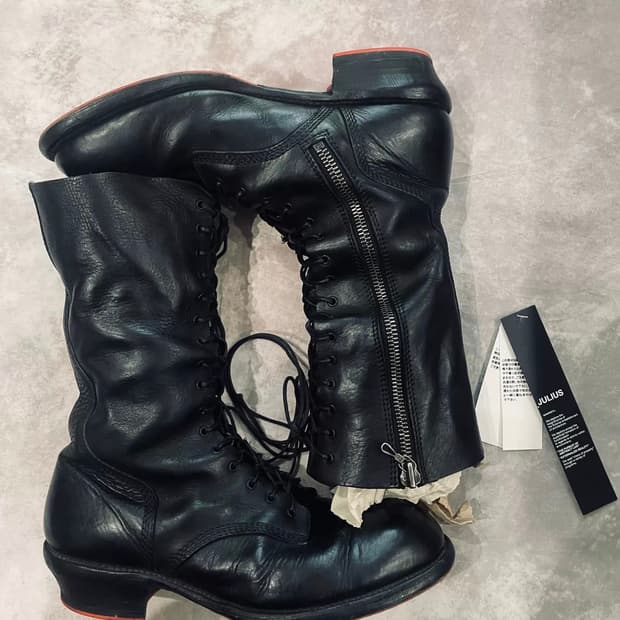 율리우스_7 09AW 런웨이 시그니처 부츠 42