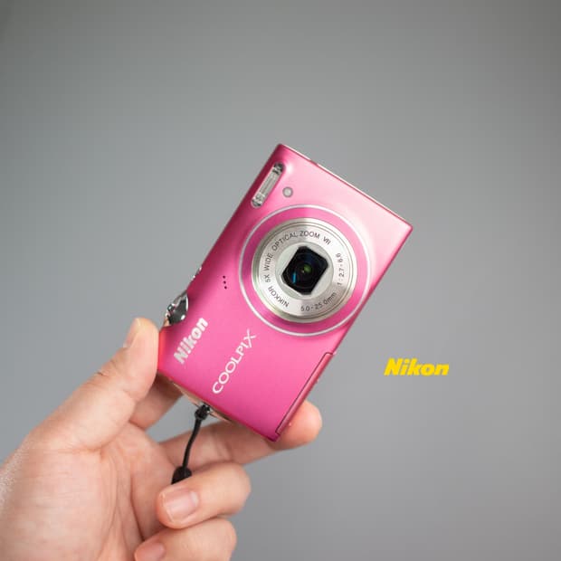 니콘 쿨픽스 s5100 핑크컬러( 작례0 츄디카)