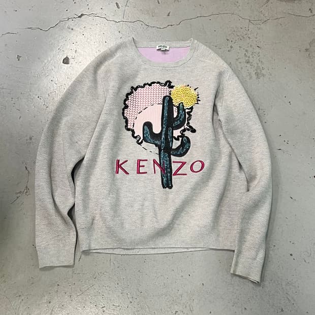 KENZo 겐조 선인장 니트 스웨터