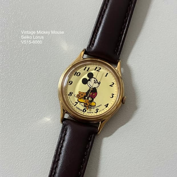 Seiko Lorus Vintage Mickey Mouse Quartz