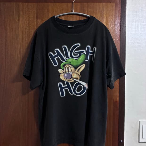 Vintage 00s Cannabis "weed" High Ho Tee
