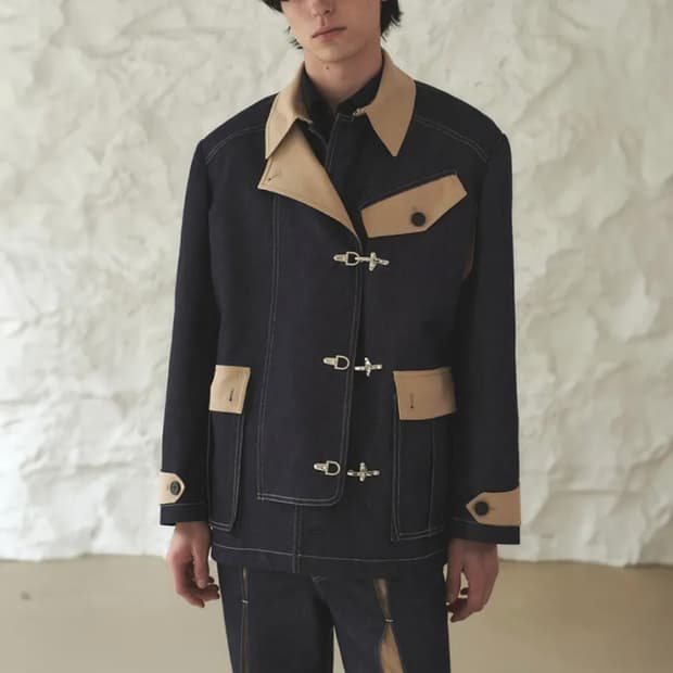 신키아 파이어맨 클로저 필드 자켓 다크 인디고 L사이즈