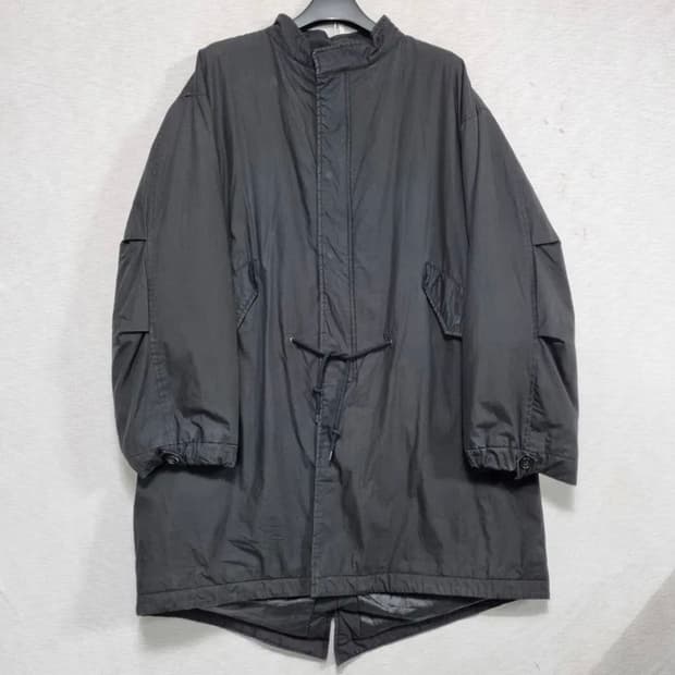 파르티멘토 블랙 누빔 야상 자켓 코트