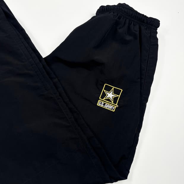 미군 오리지널 US 블랙 우븐 조거팬츠 (S-R)