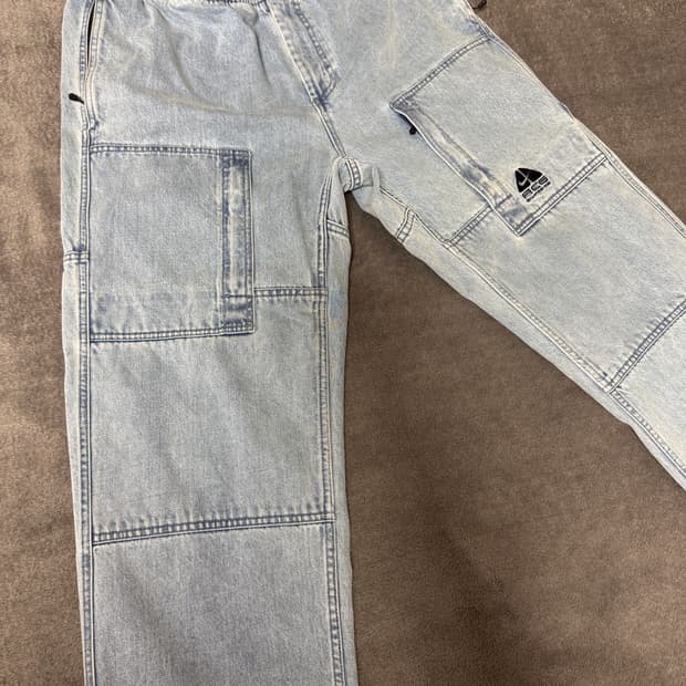 슈프림 acg 벨티드 데님 팬츠 m사이즈 팝니다