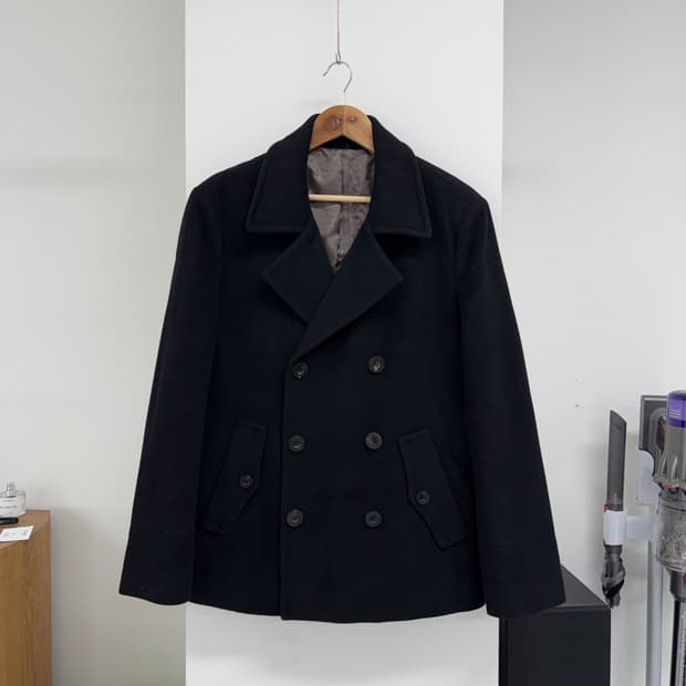 시리즈 블랙 울 피코트