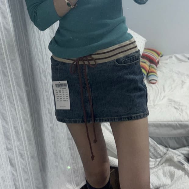 BRANDY MELVILLE 데님 스커트