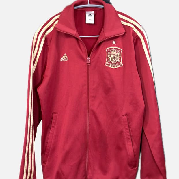아디다스 스페인 레드 트랙탑 저지집업 M
