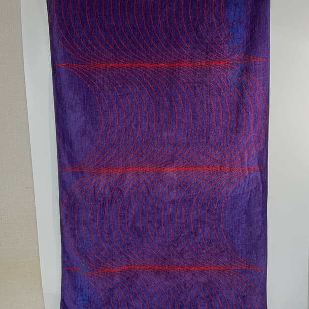 에스콰이어 비치 타월 퍼플/레드 80x152 cm