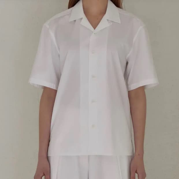 아비에무아 캠프 칼라 포플린 셔츠