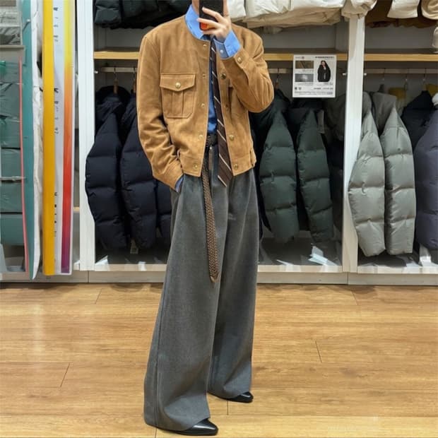 노이스 퓨어카라 자켓 베이지