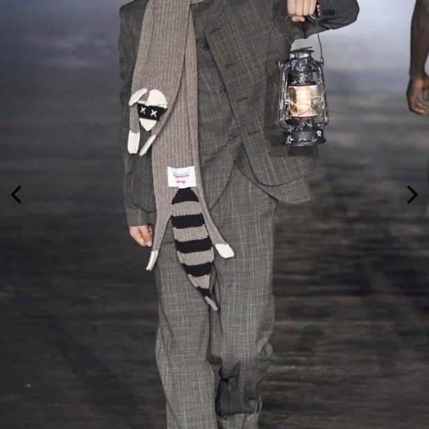 러버보이 23fw 런웨이 테일러드 체크 슬렉스 30