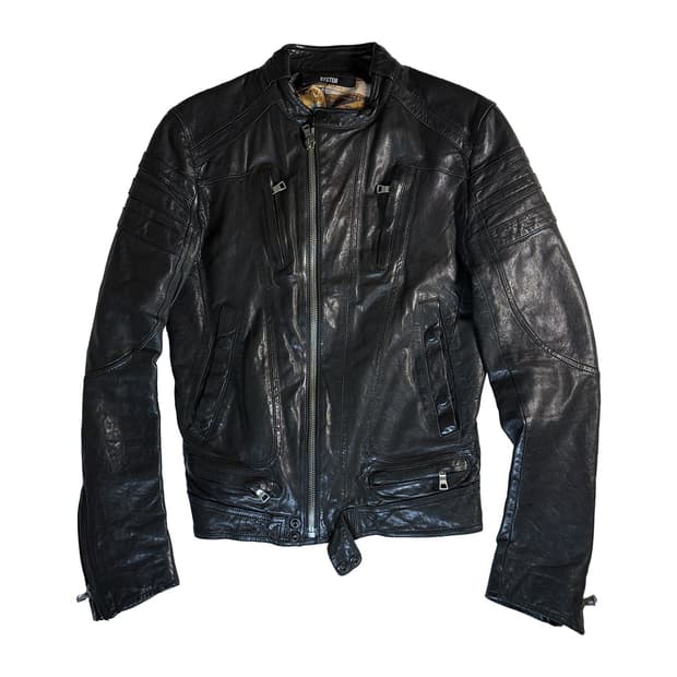 12f/w 시스템옴므 라이더 가죽자켓 100