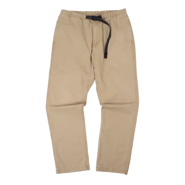 그라미치 벨티드 베이지 코튼 팬츠