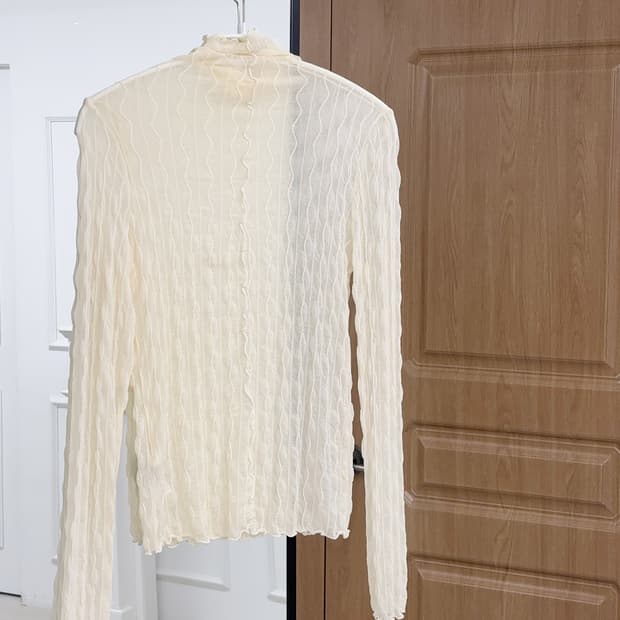 ROPE PICNIC 물결 셔링 레이어드 탑