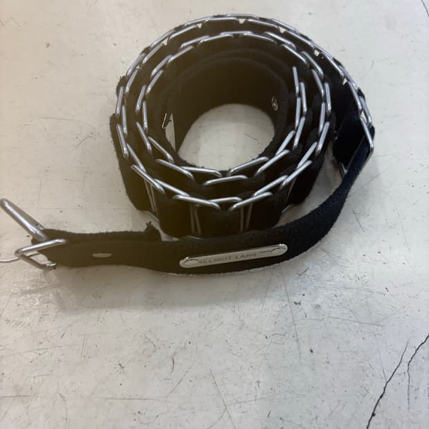 98aw helmut lang jeans chain belt