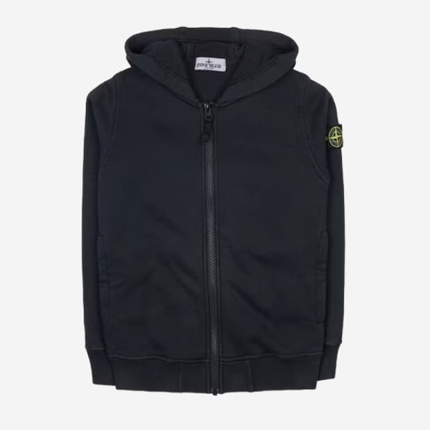 스톤 아일랜드 키즈14 와펜로고 후드집업 23fw