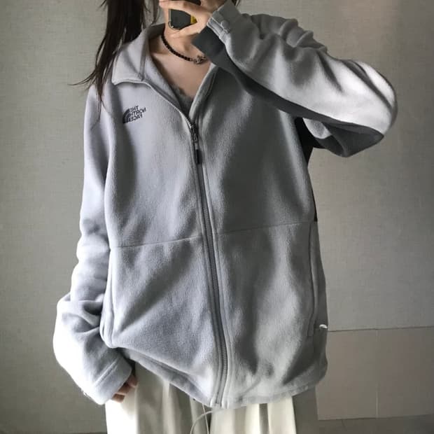 노스페이스 소라 그레이 후리스 플리스 집업 라이프이즈웻