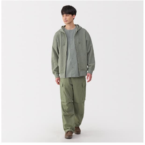 무인양품 워싱 이지 카고팬츠