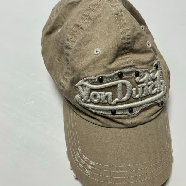 본더치 빈티지 y2k 데미지 캡