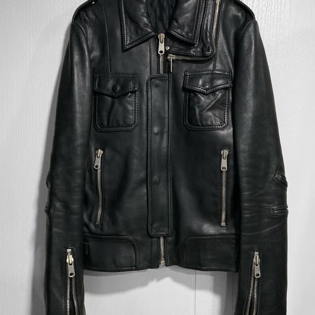 에디 가죽 자켓