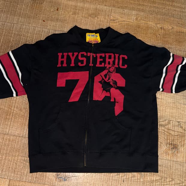 (W) 히스테릭 글래머 히스테릭 76 오버사이즈 점퍼 블랙