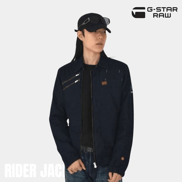 지스타 로우 모직 라이더 자켓 M25031141