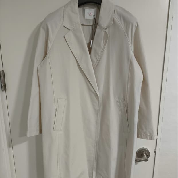 새거 85 리스트 면 나일론 혼방 코트