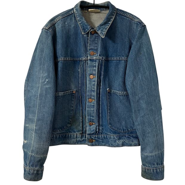 80s 폴로 웨스턴 2세대 데님 트러커 자켓 M 덩가리 
