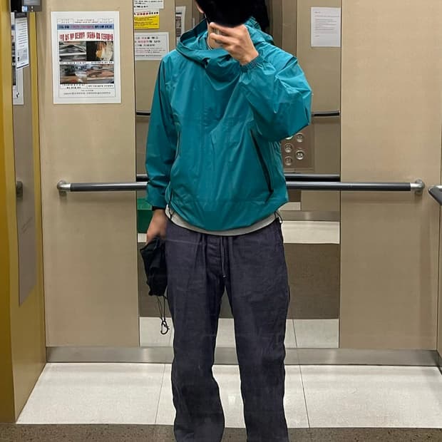 20ss comoli 코튼 데님 스트링 팬츠 2사이즈