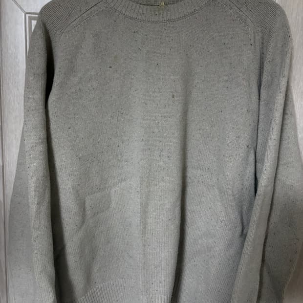 카키스 크루넥 스웨터 24fw L