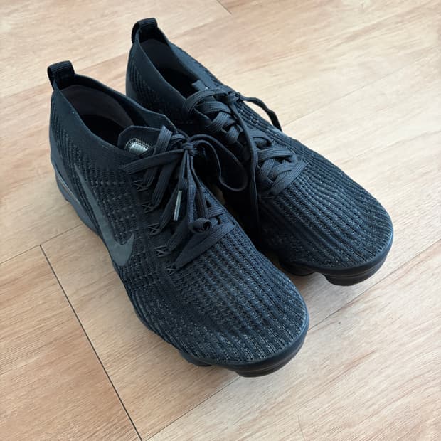 나이키 에어 베이퍼맥스 플라이니트 올블랙 265