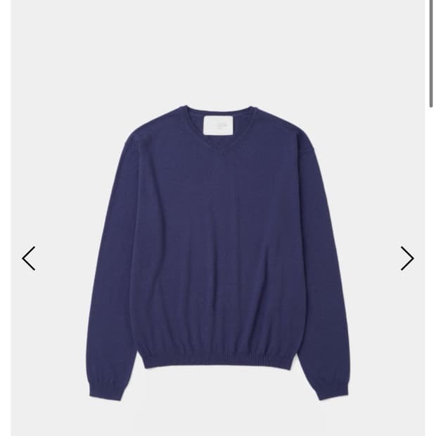 구매) 강정석 V넥 니트 퍼플 48,50